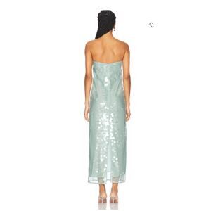 Staud Casey Dress In Mist Size 6